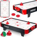 Mini Airhockey Spillebord - Bærbart Bordspil til Underholdning og Konkurrence
