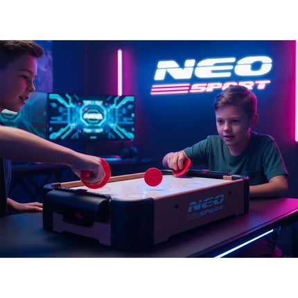 Mini Airhockey Bord til Indendørs Leg - Perfekt til Børn og Familier