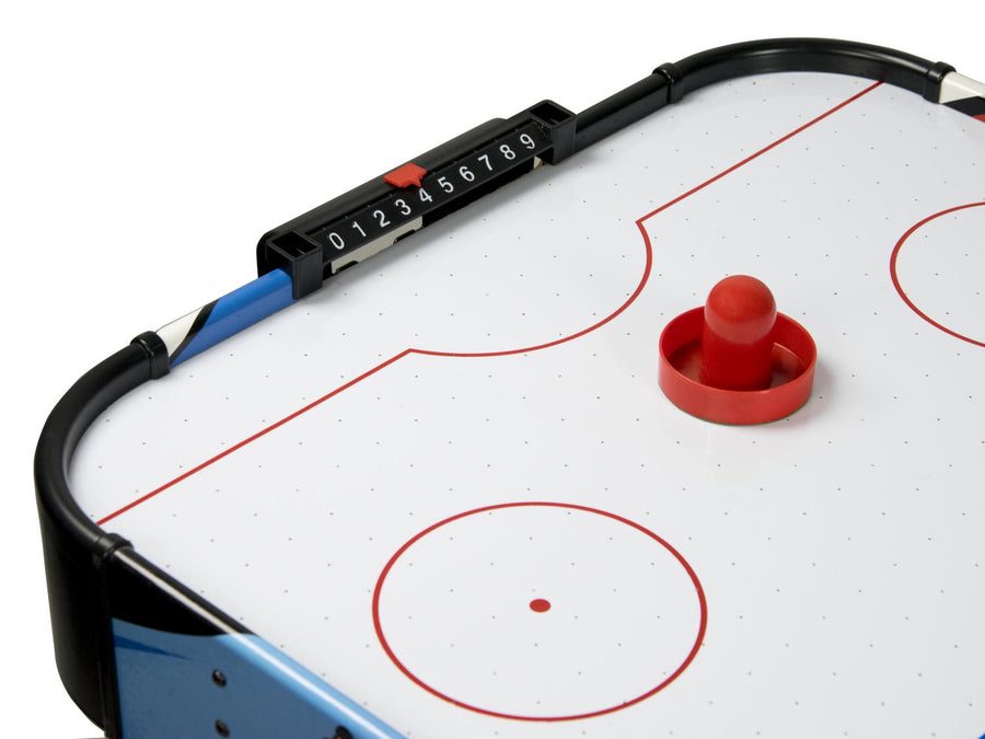 Stort foldbart airhockeybord til underholdende spil for hele familien