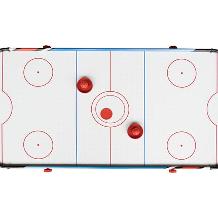 Stort foldbart airhockeybord til underholdende spil for hele familien