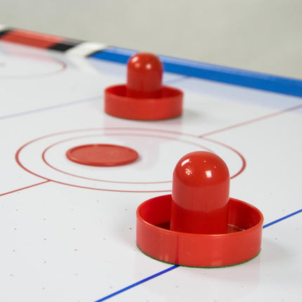 Stort foldbart airhockeybord til underholdende spil for hele familien