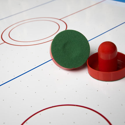 Stort foldbart airhockeybord til underholdende spil for hele familien