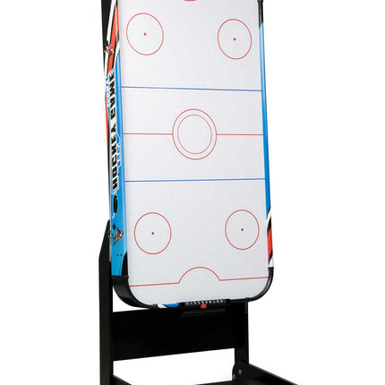 Stort foldbart airhockeybord til underholdende spil for hele familien