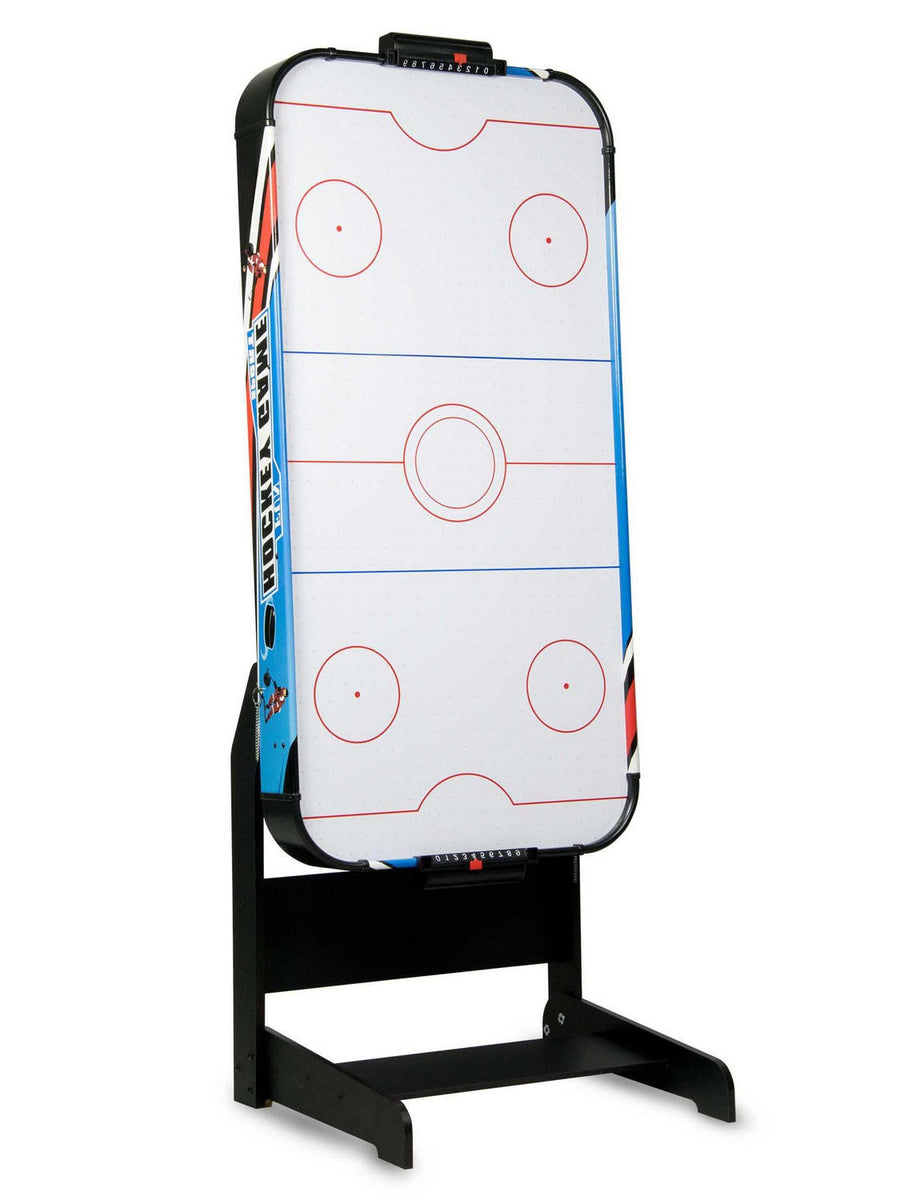 Stort foldbart airhockeybord til underholdende spil for hele familien