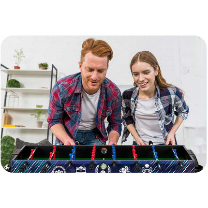 12-i-1 Spillebord til Underholdning med Bordfodbold, Billard, Airhockey og Mere - 106x59 cm
