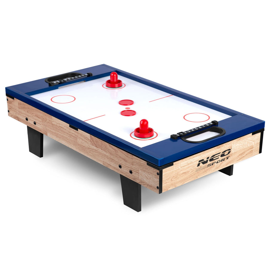 Spillebord 4-i-1 til bordfodbold, bordtennis, airhockey og billard - perfekt til hjemmeunderholdning