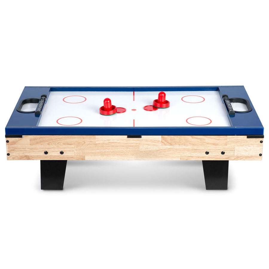 Spillebord 4-i-1 til bordfodbold, bordtennis, airhockey og billard - perfekt til hjemmeunderholdning