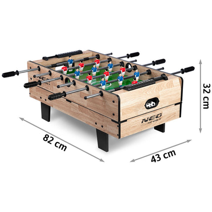 Spillebord 4-i-1 til bordfodbold, bordtennis, airhockey og billard - perfekt til hjemmeunderholdning