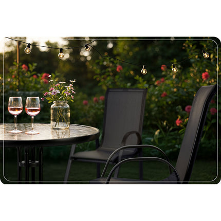 Rundt havebord 60 x 71 cm