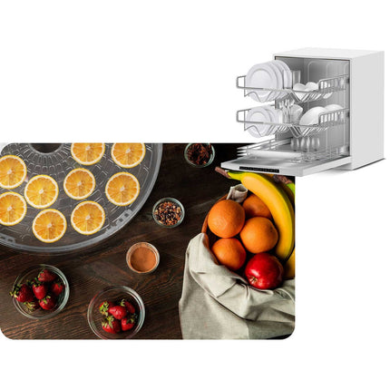 Maddehydrator til tørret frugt, grøntsager, svampe og kød - 10 liter kapacitet med temperaturkontrol 35-70°C