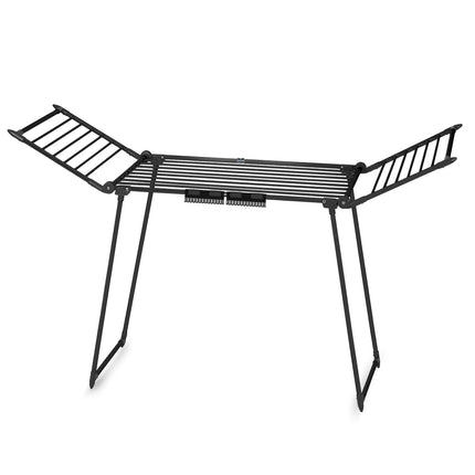 Teleskopisk tørrestativ med 27 m² tørreflade - foldbart og pladsbesparende design