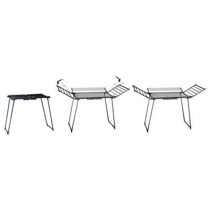 Tørrestativ til tøj med 22 m² tørreområde - Foldbart og holdbart design