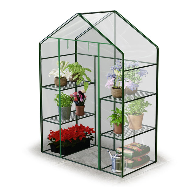 Havedrivhus 195x140 cm til dyrkning af planter og grøntsager på altan eller terrasse