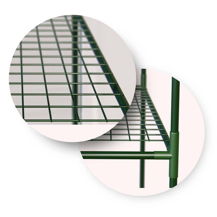 Havedrivhus 195x140 cm til dyrkning af planter og grøntsager på altan eller terrasse