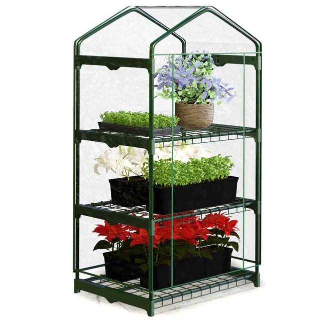 Havedrivhus til planter og grøntsager - 125 x 69 x 49 cm, ideelt til have, altan eller terrasse