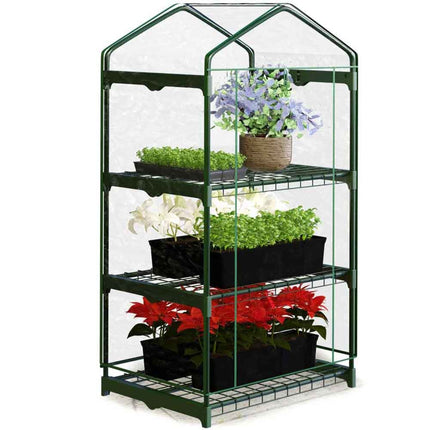 Havedrivhus til planter og grøntsager - 125 x 69 x 49 cm, ideelt til have, altan eller terrasse