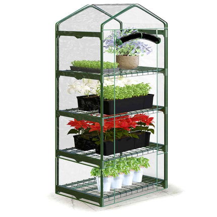 Havedrivhus til planter og grøntsager - 160 x 70 x 50 cm, perfekt til altan og terrasse