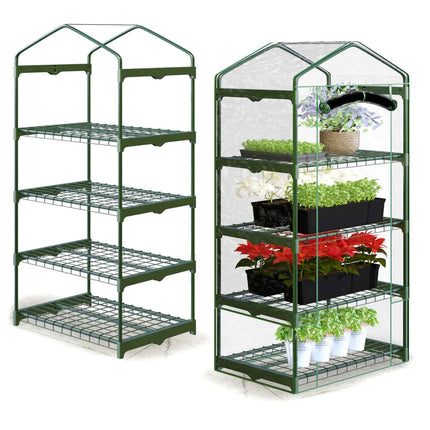 Havedrivhus til planter og grøntsager - 160 x 70 x 50 cm, perfekt til altan og terrasse