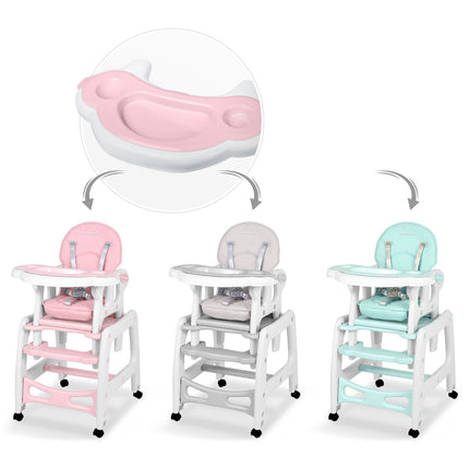Bakke til højstol - ergonomisk og nem at rengøre, perfekt til babyfodring
