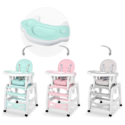 Bakke til højstol - ergonomisk og nem at rengøre, perfekt til fodring af babyer