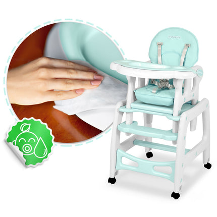 Bakke til højstol - ergonomisk og nem at rengøre, perfekt til fodring af babyer