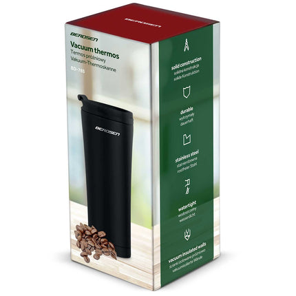Vakuumtermokande 470 ml - Hold varme og kolde drikke i op til 12/24 timer, perfekt til rejser og hverdagseventyr