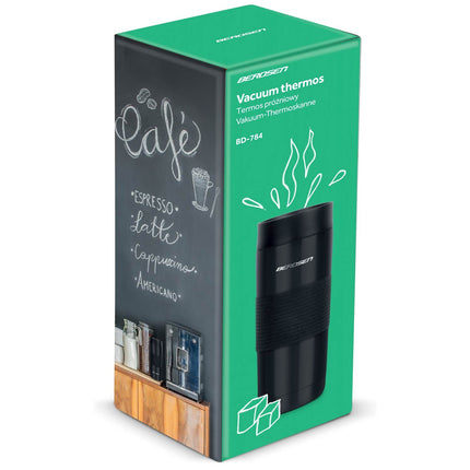 Vakuumtermokande 590 ml - Hold dine drikke varme i 12 timer og kolde i 24 timer, perfekt til rejser og hverdagseventyr