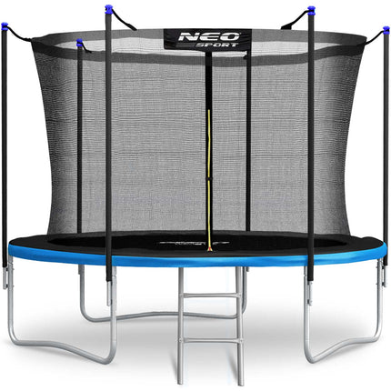 Havetrampolin 312 cm med sikkerhedsnet og metalstige - perfekt til haven