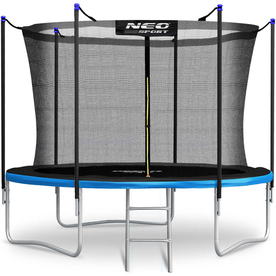 Havetrampolin 312 cm med sikkerhedsnet og metalstige - perfekt til haven