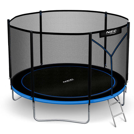 Holdbar havetrampolin 312 cm med sikkerhedsnet og stige - perfekt til sjov og leg i haven