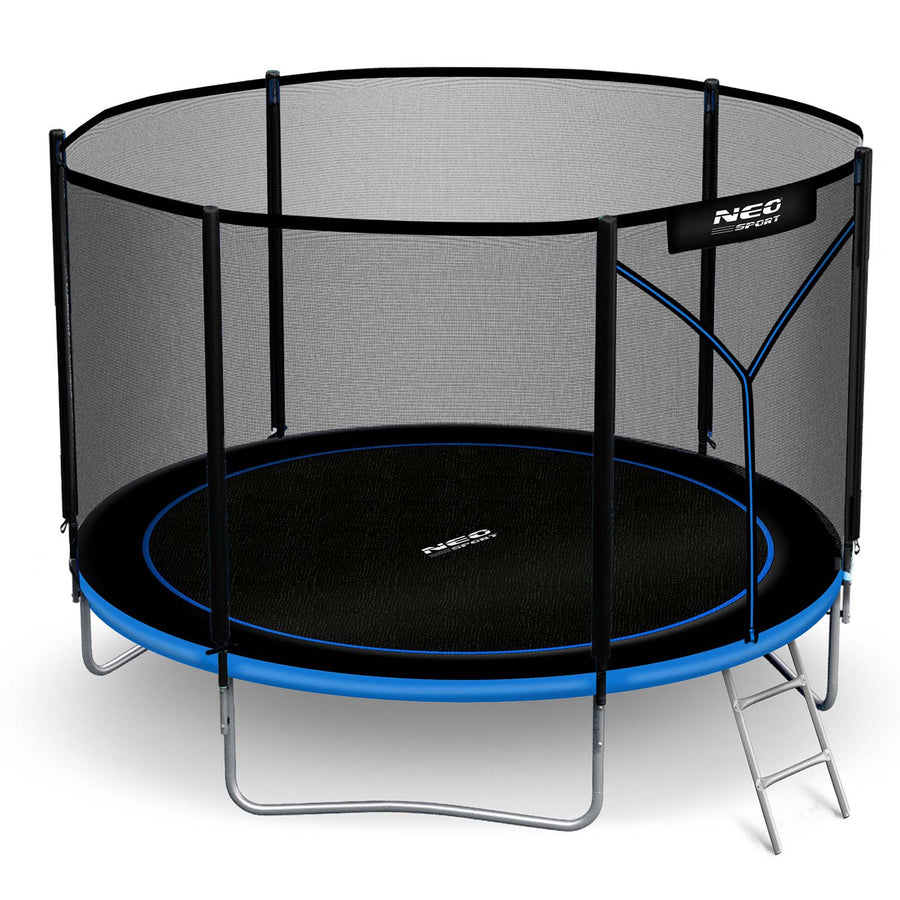 Holdbar havetrampolin 312 cm med sikkerhedsnet og stige - perfekt til sjov og leg i haven