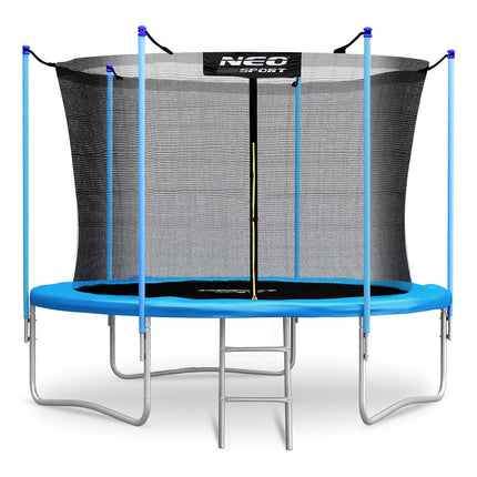 Holdbar havetrampolin 312 cm med sikkerhedsnet og stige - perfekt til sjov og leg for hele familien