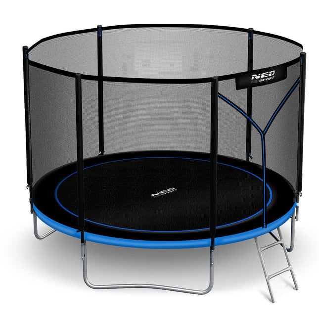 Holdbar havetrampolin 183 cm med sikkerhedsnet og stige - perfekt til sjov og leg for hele familien