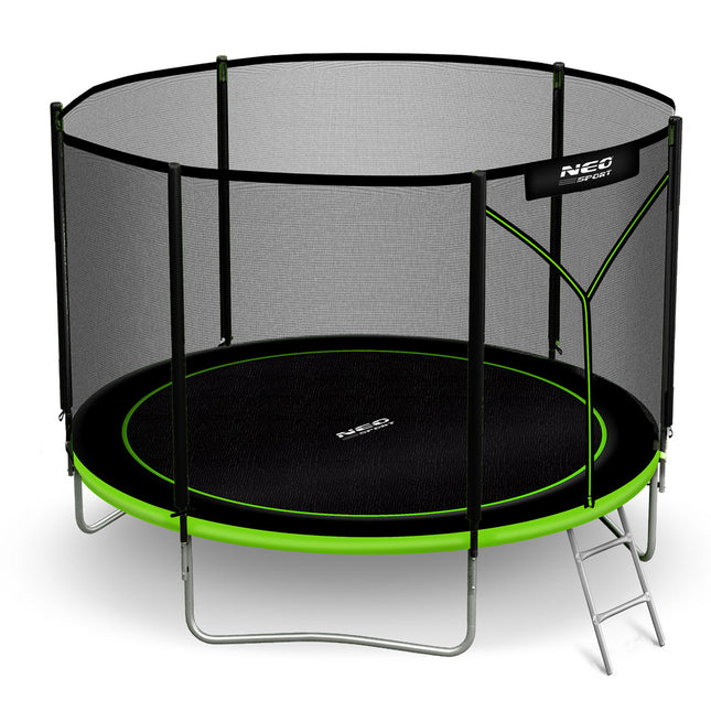 Holdbar havetrampolin 183 cm med sikkerhedsnet og stige - perfekt til sjov og leg for hele familien