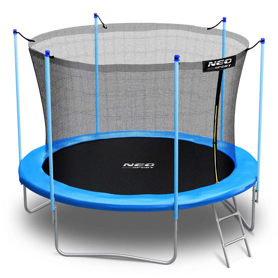 Havetrampolin 183 cm med sikkerhedsnet og metalstige - perfekt til haven
