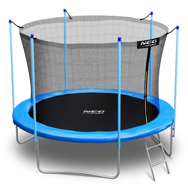 Havetrampolin 183 cm (6 ft) med indvendigt sikkerhedsnet, stige og 3 dobbelte ben