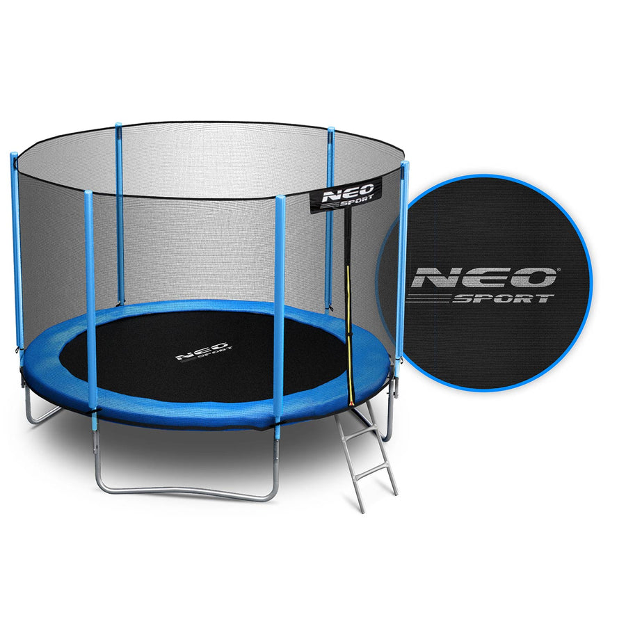 Havetrampolin 183 cm (6 ft) med udvendigt sikkerhedsnet, stige og 3 dobbelte ben