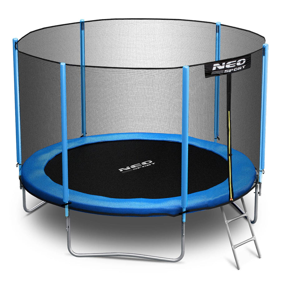 Havetrampolin 183 cm (6 ft) med udvendigt sikkerhedsnet, stige og 3 dobbelte ben