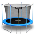 Havetrampolin 252 cm (8 ft) med indvendigt sikkerhedsnet, stige og 3 dobbelte ben