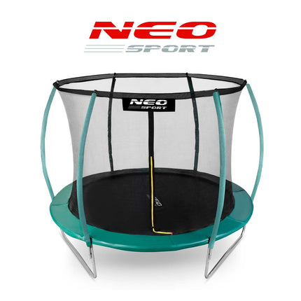 Havetrampolin 312 cm med sikkerhedsnet og stige - perfekt til leg og sjov i haven