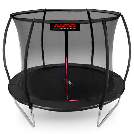 Havetrampolin 252 cm med sikkerhedsnet og metalstige - perfekt til sjov og leg i haven
