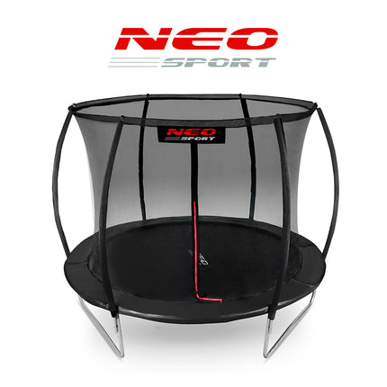 Havetrampolin 252 cm med sikkerhedsnet og metalstige - perfekt til sjov og leg i haven