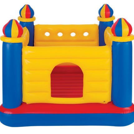 Trampolin med oppusteligt gulv og høje vægge til børn - 175 x 175 cm