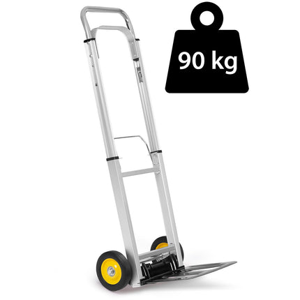 Transportvogn til flytning og opbevaring - Foldbar vogn med ergonomisk håndtag og 90 kg bæreevne