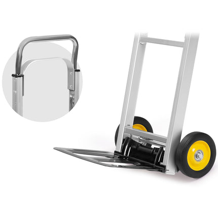 Transportvogn til flytning og opbevaring - Foldbar vogn med ergonomisk håndtag og 90 kg bæreevne