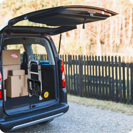 Transportvogn til flytning og opbevaring - Foldbar vogn med ergonomisk håndtag og 90 kg bæreevne