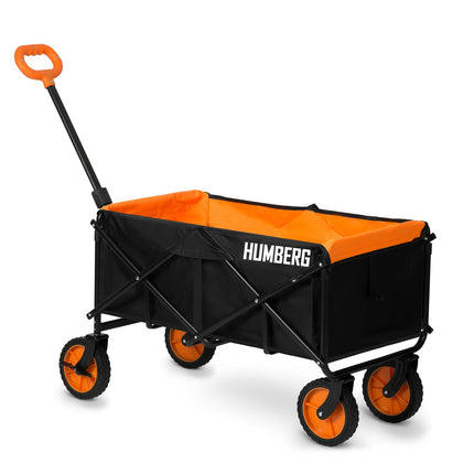 Klapvogn til transport med 100 liters kapacitet - foldbar og praktisk til have og udflugter