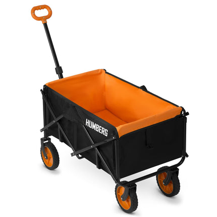 Klapvogn til transport med 100 liters kapacitet - foldbar og praktisk til have og udflugter