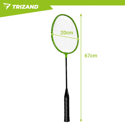 Badmintonsæt i taske – 8 dele. Trizand