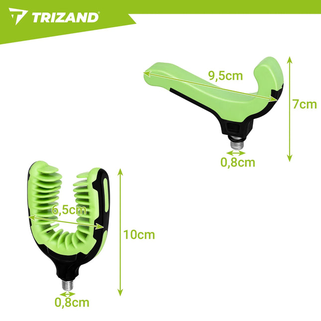 Tip til stangstøtte - 2 sæt Trizand